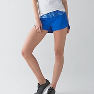 Lululemon Speed Short - Pipe Dream Blue/Tidal Trip